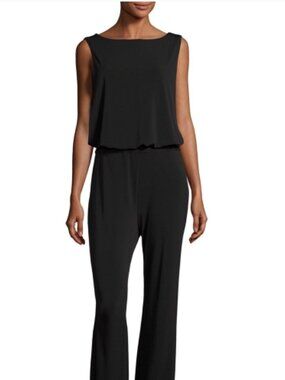 Laundry by Shelli Segal Black Knit Jumpsuit, Very Good Condition, Size 6